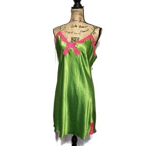 Cabernet Spaghetti Strap Lace Nightie